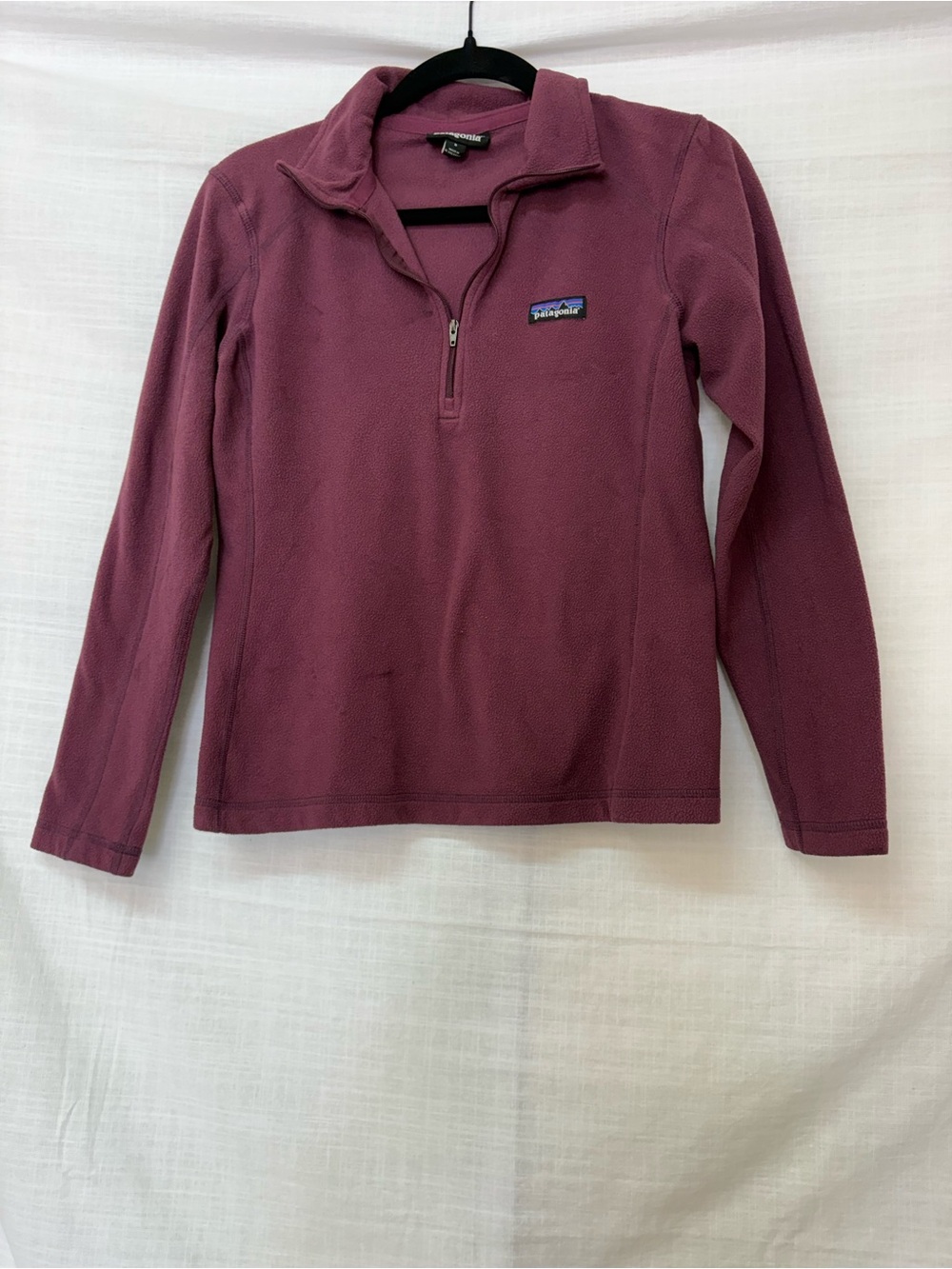 Patagonia Women's Micro D® 1/4-Zip Fleece Light Balsamic/ Plum Size Small